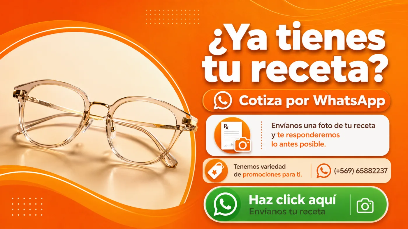 ¿Ya tienes tu receta? Cotiza por WhatsApp: envíanos una foto de tu receta y te respondemos lo antes posible